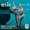 RESKIT RSF72-0063 Rafale (C, M) female pilot (with access ladder - type 1) (1 pcs) (3D Printed) (1/72)